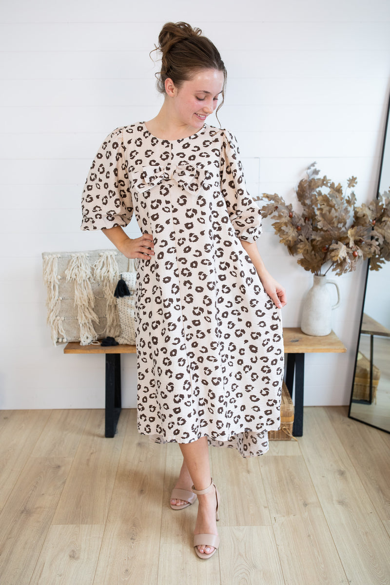 Margaret Tweed Bow Dress