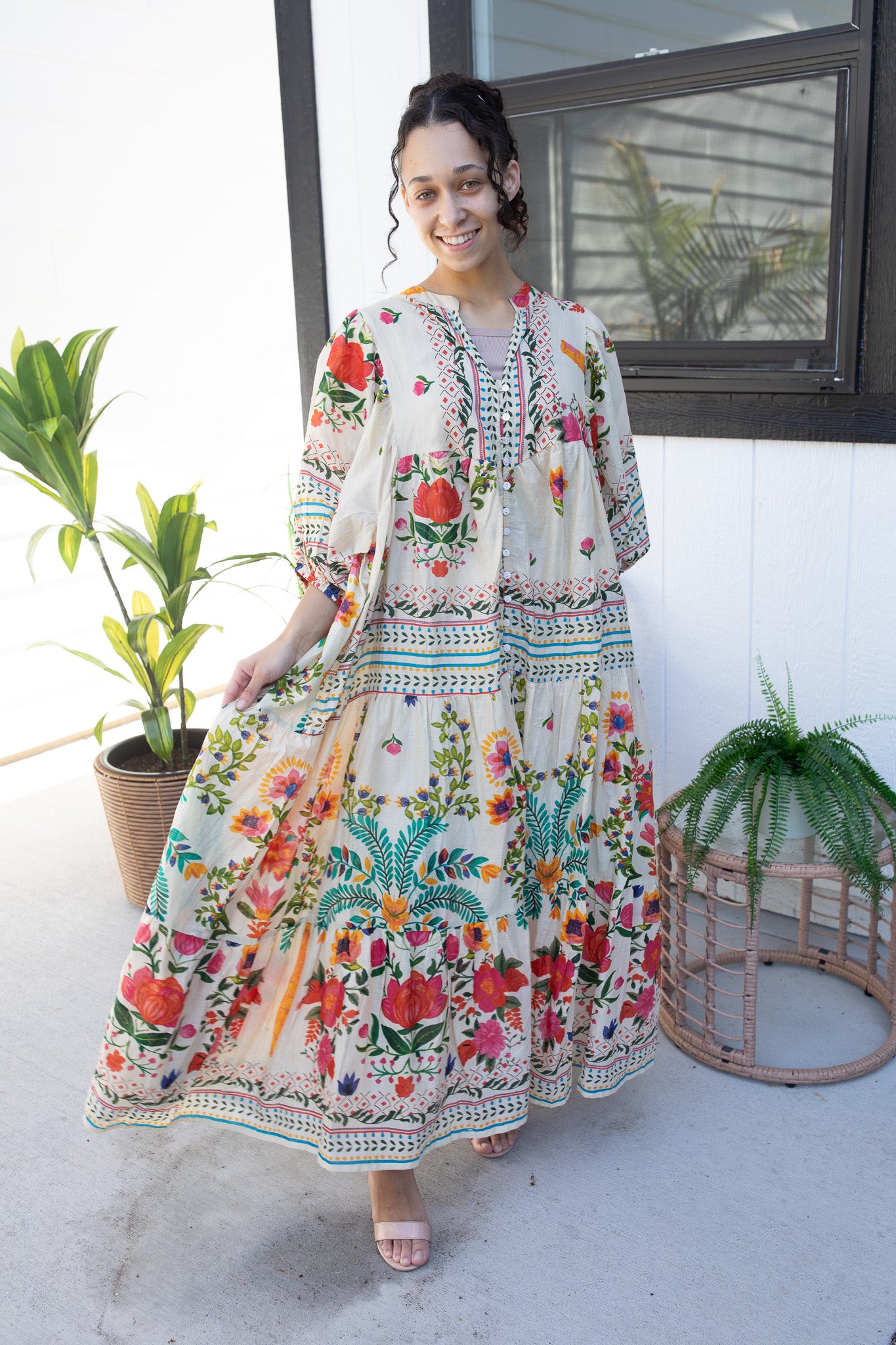 Ophelia Boho Dress – K&K Modest Apparel
