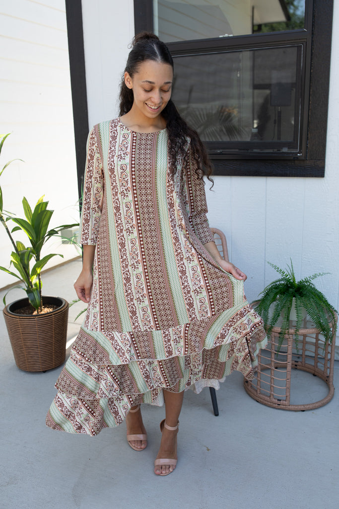 modest fall dresses Easing Into Dress 2X Inspiring day meeting with Size:9/10 Dress Full length dress with feature_Mother of the Bride/Groom