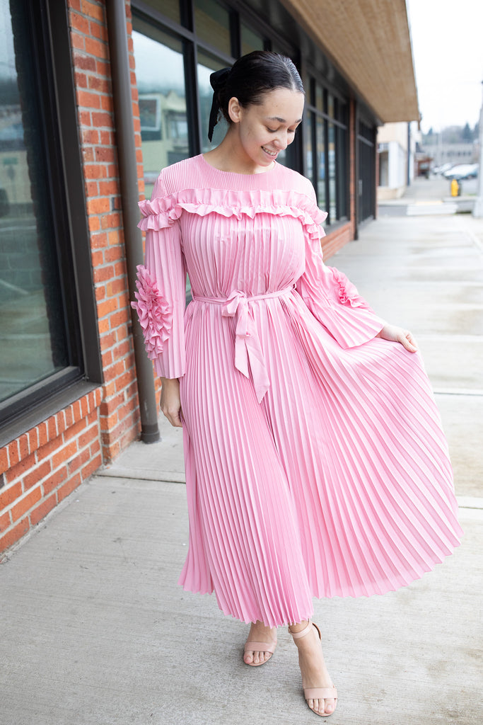 Rosalie Pleated Dress One Size / Black