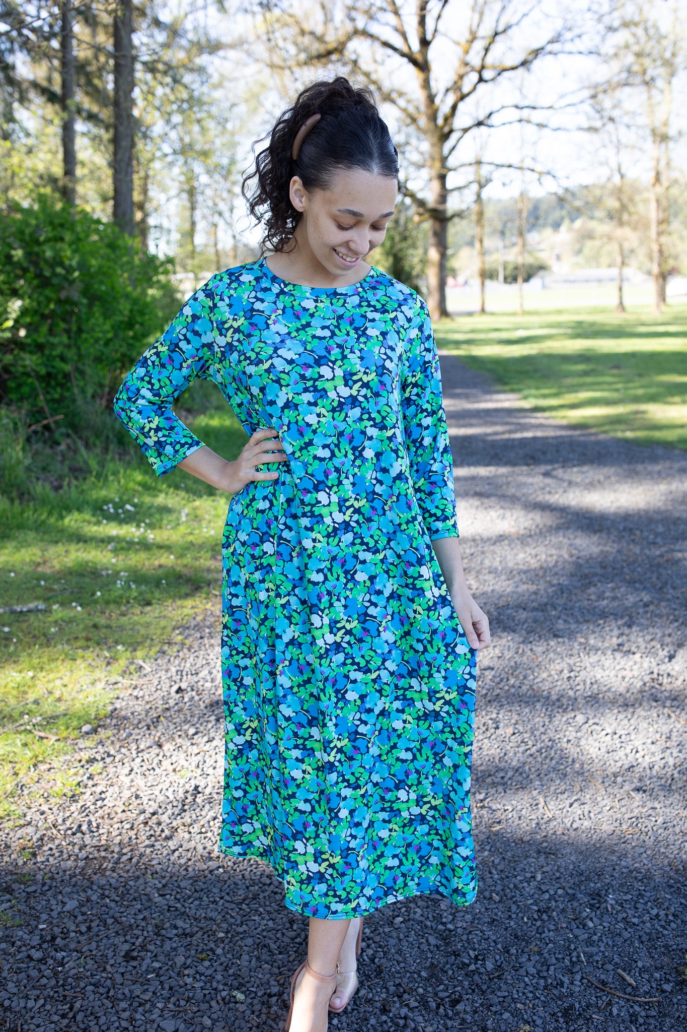 blue dress for baby girl A-Line Long Satin Dark Green Prom Dress with Split PSK406 US8 / Red