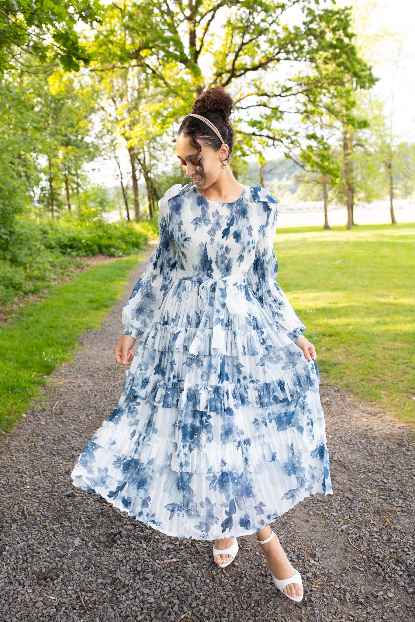 blue wedding guest dress maxi Alette Maxi Dress Flutter Sleeves – Powder Blue Bridesmaid & Wedding G